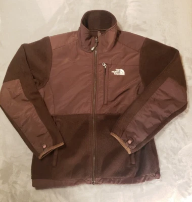 The North Face Women's Brown Fleece Full Zip Mock Neck Sweater Size Small - Image 1 of 4