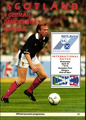 Länderspiel 25.04.1990 Schottland - DDR in Glasgow - Bild 1 von 4