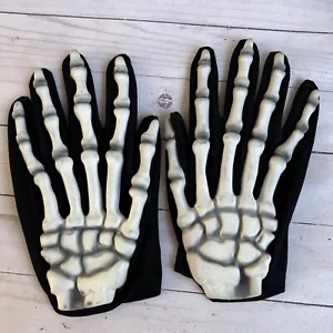 Easter Unlimited Skeleton Hands Gloves Halloween Adult Size - Picture 1 of 4
