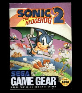 Sonic the Hedgehog 2 (Sega Game Gear) *SOLO MANUAL DE INSTRUCCIONES* - Imagen 1 de 2