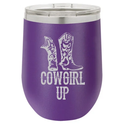 Vaso de vino sin tallo taza de viaje de café vidrio botas de vaquera Foto 1 de 4