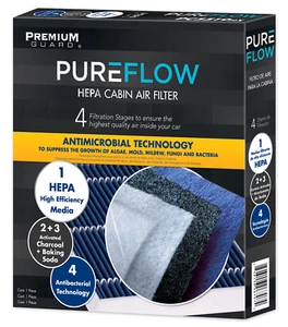 BGB CABIN AIR FILTER FOR 16-21 TESLA S - PC99476HX - PACKAGE OF 1 - Bild 1 von 4