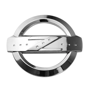 ABS Silver Z Logo Car Front Grille Rear Emblem Badge for 350Z Fairlady Z Z33 Z34 - Picture 1 of 5