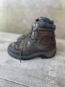 LA SPORTIVA Makalu Mountaineering Size 40 Brown Leather Hiking Boots Women’s 8.5 - Picture 1 of 10