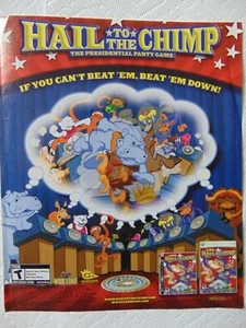 2008 HAIL TO THE CHIMP X-Box 360 vintage art print ad - Picture 1 of 1