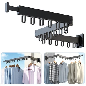 Schwerlast Kleiderstange Garderobenstange Kleiderständer Garderobe Wandmontage - Bild 1 von 12