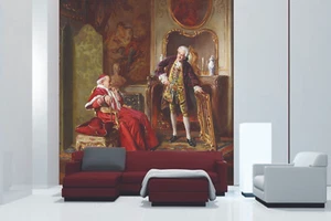 3D Red Skirt KEP134 Jesus Religion God Wallpaper Wall Murals Removable Bea - Picture 1 of 11