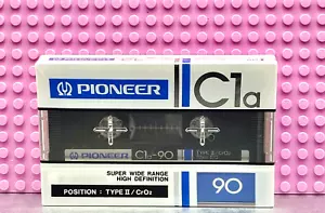 PIONEER C1a 90 1982 JAPAN TYPE II BLANK CASSETTE TAPE (1) (SEALED) - Picture 1 of 3