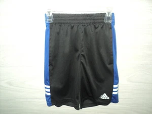 Adidas Shorts Boys Size M (10-12) Black, Blue, White Activewear Elastic Waist - Picture 1 of 3