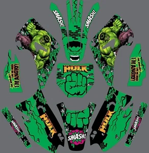 Graphic Kit for 2003-2012 Kawasaki KX125 KX250 KX 125 250 Decals Graphics Hulk - Picture 1 of 1