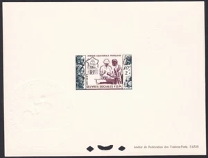 Fr. Eq. Africa ScB39 Tropical Medicine, Charity, Doctor Infant, Deluxe Proof - Picture 1 of 1