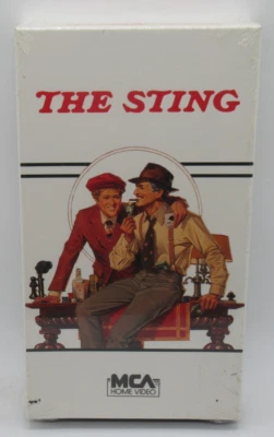 THE STING VHS VIDEO MOVIE, PAUL NEWMAN, ROBERT REDFORD, ROBERT SHAW, MCA HOME - Image 1 of 2