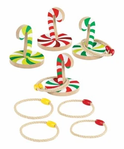 Ring Toss Candy Cane Fun Christmas Game Winter Holiday Family Toy Gift Boy Girl - Picture 1 of 5