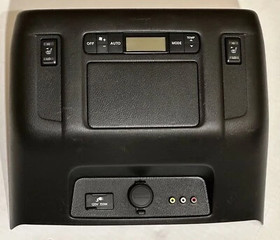 🌟Infiniti QX56 QX80 2011-2017 OEM Consola central negra Panel de cubierta trasera Foto 1 de 4