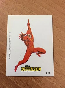 Terrabusi 235 DAREDEVIL Marvel Superheroes Sticker 1980 Formfigur - Bild 1 von 1