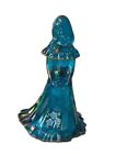 Fenton art glass figurine sculpture gift Shelley SIGNED Carnival Bride Maiden
