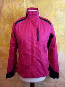 Chaqueta de Ciclismo Muddy Fox Rosa Negro Cremallera Completa 100% Poliéster. Reino Unido Mujer Talla 12 - Imagen 1 de 11