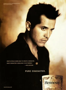 HENNESSY COGNAC AD #58 RARE 2006 OUT OF PRINT VINTAGE JOHN LEGUIZAMO - Picture 1 of 2