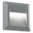 Saxby EL-40107 Serverus Outdoor Wall Light Surface Mount Grey Louvre Square
