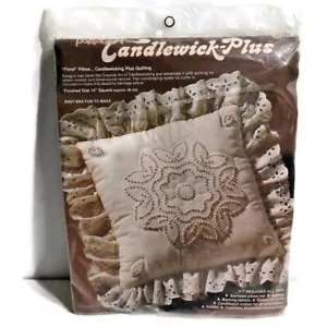 NEU Paragon Needlecraft Kerzendocht Plus Blumen Kissen Kit 0104 14"x14" - Bild 1 von 3