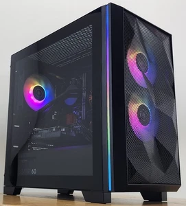 Gaming PC i7-7700 16GB RAM 512GB SSD RTX 3050 6GB Windows 11 Computer - Picture 1 of 7