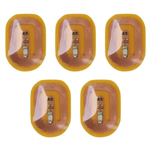 2X(5 Pezzi Adesivi per Unghie Flash NFC, LED Chip Nudo, Luce Intelligente De6766 - Foto 1 di 7