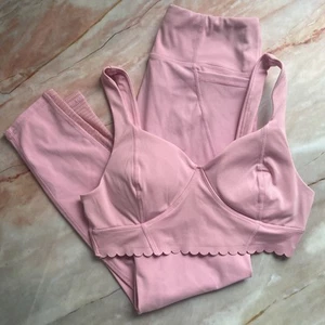 Cotton On baby pink activewear set feminine pastel BNWOT - Size Medium - Picture 1 of 8
