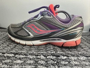 Saucony Womens Guide 7 10227-1 Silver Purple Running Shoes Sneakers Size 10.5 - Picture 1 of 7