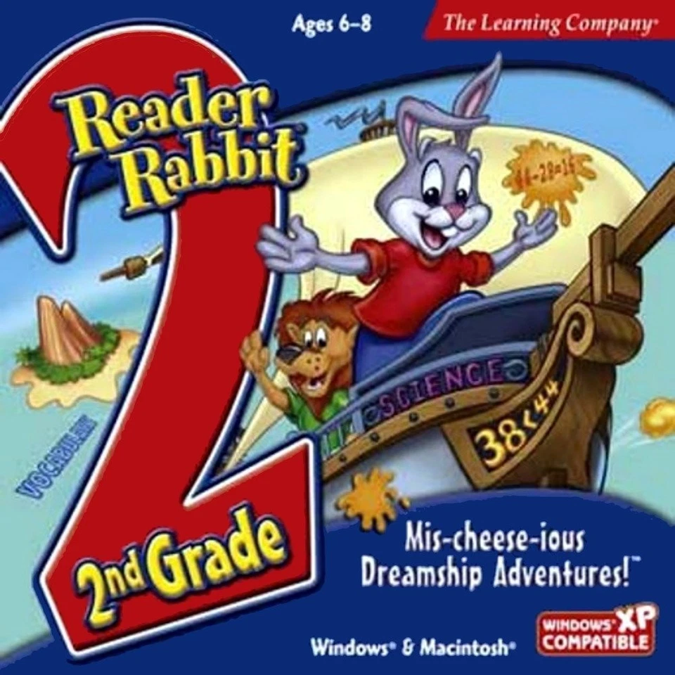 The Learning Company Reader Rabbit 2nd Grade Mis-cheese-ious Dreamship Adventures for PC, Mac