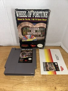 Wheel of Fortune (Nintendo Entertainment System NES, 1988) Complete In Box - Picture 1 of 9