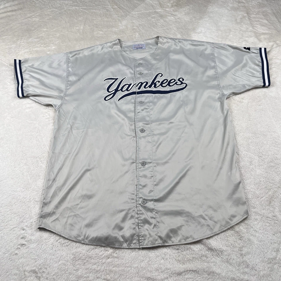 Camiseta deportiva vintage de los New York Yankees para hombre talla XL genuina MLB abotonada Foto 1 de 4