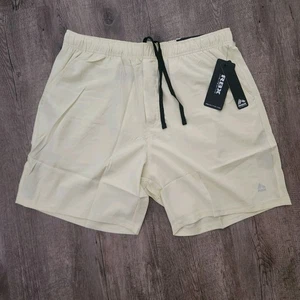 Pantaloncini da allenamento uomo RBX 7” cucitura interna Large L gialli Quick Dri con coulisse nuovi con etichette - Foto 1 di 5
