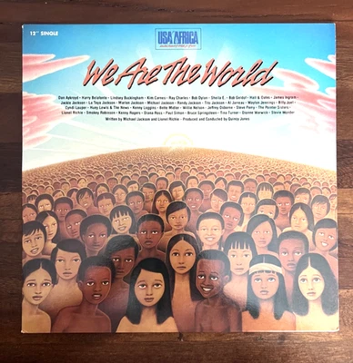 We Are The World 12'' Single Columbia US2-05179 1985 Vtg Vinyl 33 LP Record - Image 1 of 4