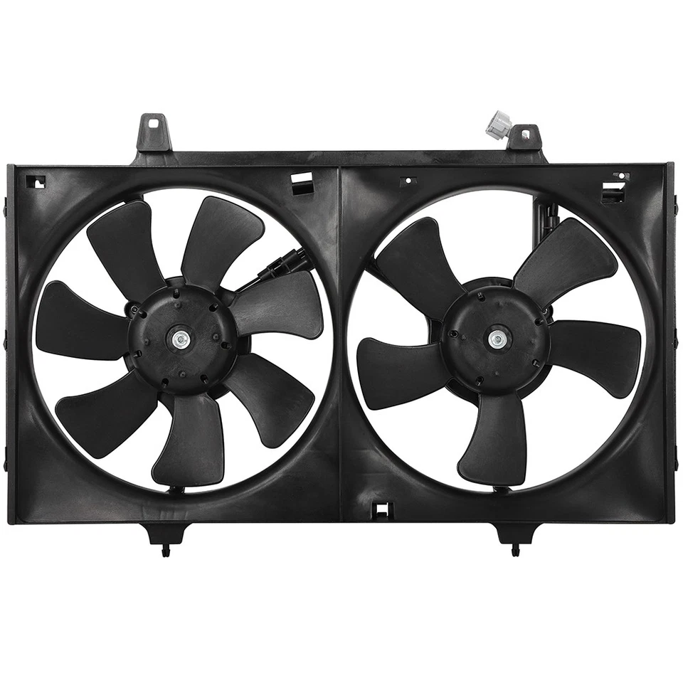 Radiator Condenser Cooling Fan Assembly For 1993-1997 Nissan Altima Foto 1 de 4