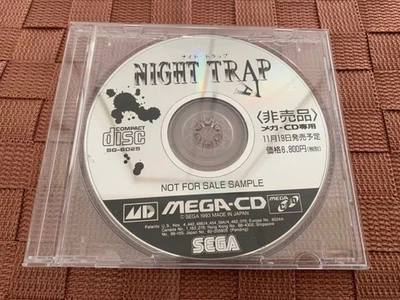 Mega CD Night Trap Demo SEGA Genesis MEGA DRIVE Japan Collectible Used Japan R6 - Image 1 of 2