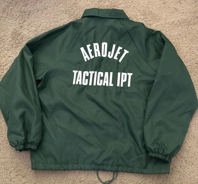 Vintage Aerojet Rockets WearGuard Jacket Men Large Green Windbreaker - Image 1 of 4