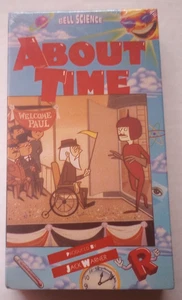 About Time Factory Sealed VHS Rhino Home Video Bell Science Jack Warner Animated - Picture 1 of 10