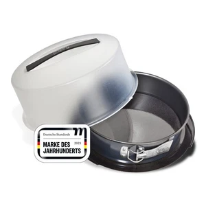 Springform mit Transporthaube Ø 28 cm DELUXE, Backform mit emailliertem Flach... - Bild 1 von 4