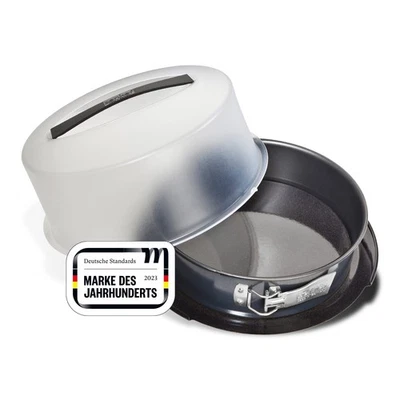 Springform mit Transporthaube Ø 28 cm DELUXE, Backform mit emailliertem Flach... - Bild 1 von 4