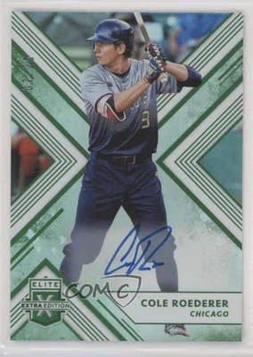 2018 Panini Elite Extra Edition Auto Emerald /25 Cole Roederer #76 Auto - Image 1 of 2