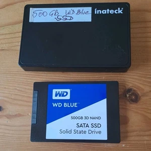 WD BLUE 500GB 3D NAND SSD WDS500G2B0A-00SM50 - Picture 1 of 1