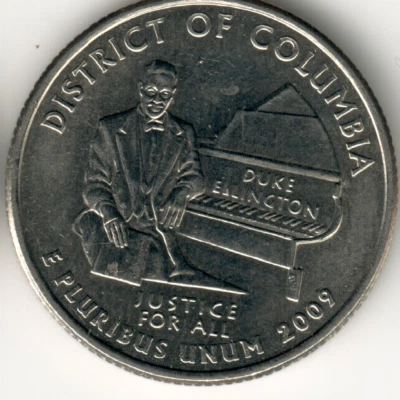 USA - 2009D - Washington ¼ $ - District of Columbia - Rare - #16133 - Image 1 of 2