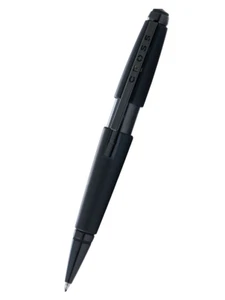Cross Edge Matte Black Lacquer Gel Rollerball Pen AT0555-11 - Picture 1 of 3