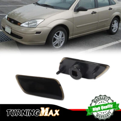 Par de carcasas de lámpara de estacionamiento marcador lateral delantero humo para Ford Focus 2000-2004 derecha Foto 1 de 4