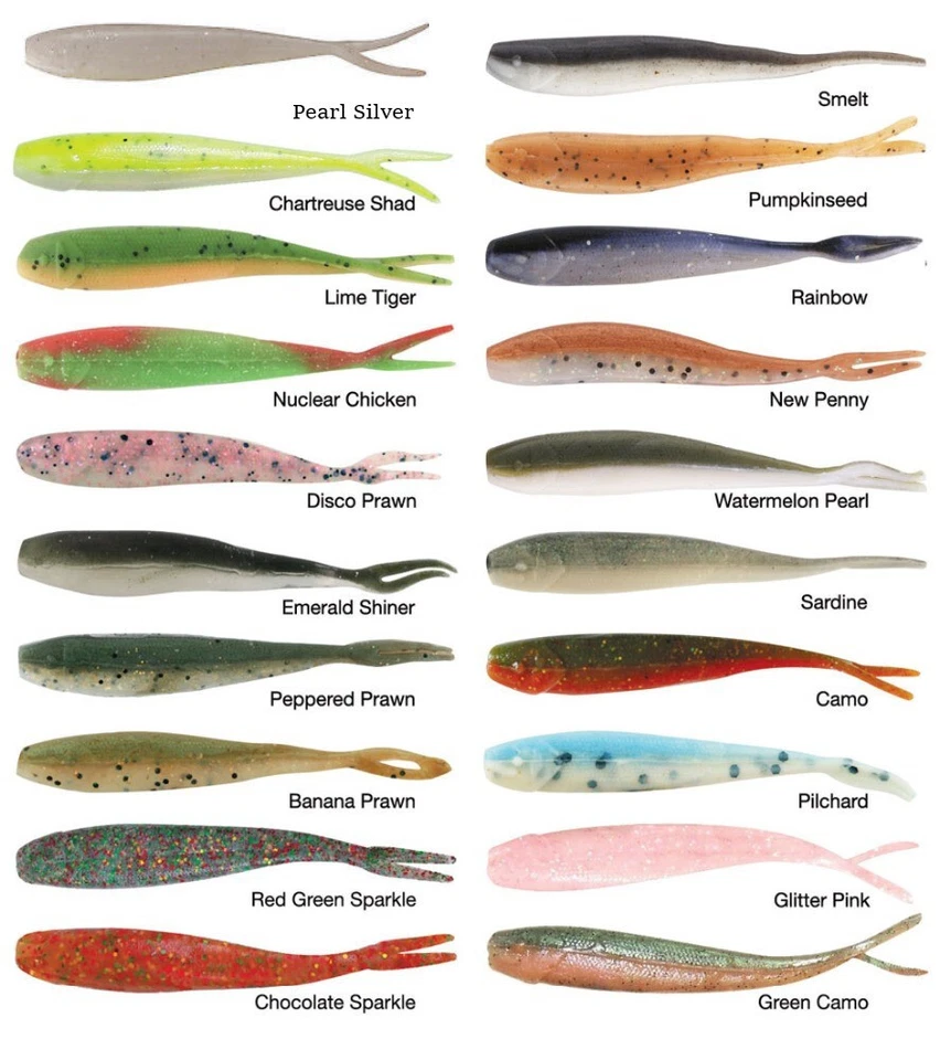 Señuelo de pesca de plástico suave Berkley Gulp Minnow 4" - Elige color NUEVO @ eBa Foto 1 de 1