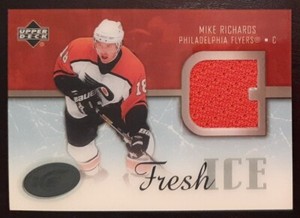 2005 - 2006 Upper Deck Ice Mike Richards Fresh Ice Hockey Card