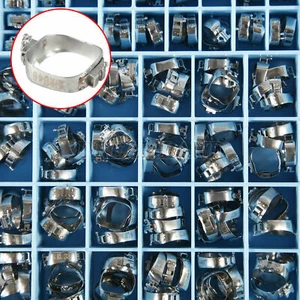 Orthodontic Bands 1st Molar Convertible MBT.022 Single Tube w/ Lingual Sheath PQ - Picture 1 of 12