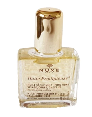 Nuxe Dry Oil Hair,Face & Body 10ml Mini Travel Size Dry Skin Argan Oil Almond - Image 1 of 3