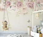 3D Pink Rose Leaf B94 Wallpaper Wall Mural Removable Self-adhesive Sticker Zoe