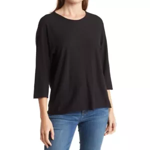 NUEVO ESTÁNDAR JAMES PERSE $125 Mangas Raglan Top en Negro Talla 0 (XS) - Imagen 1 de 2